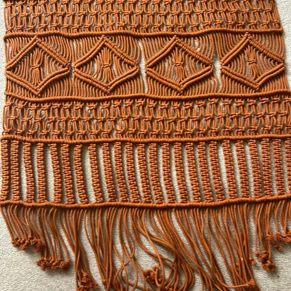 Opalhouse 25” x 35”  Woven Macrame  Hanging Wall Art